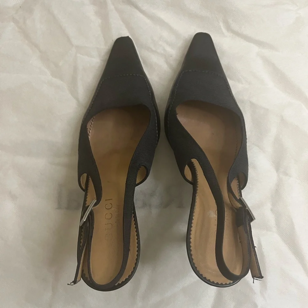 Gucci slingback sandals size 7B - Picture 10 of 13